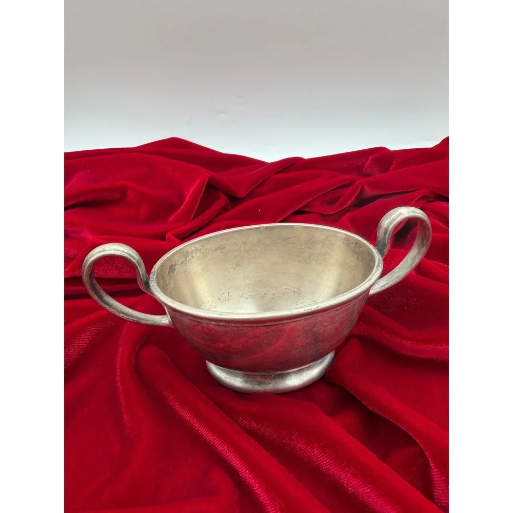 Vintage Evanston Hotel Silver Gorham GM Co Silverplate Double Handled Bowl 03557